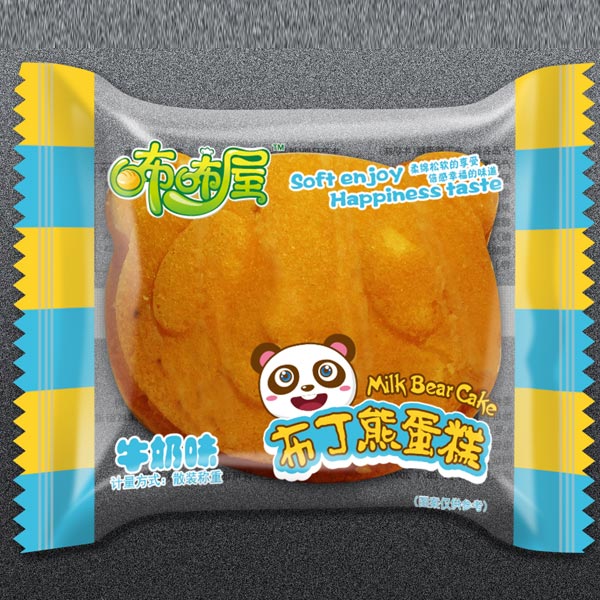 咘咘屋牛奶味布丁熊蛋糕