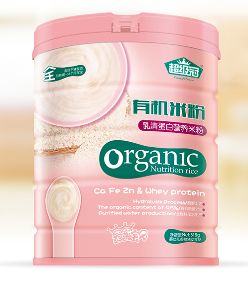 超級(jí)冠乳清蛋白營(yíng)養(yǎng)有機(jī)米粉