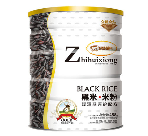 智慧熊腹瀉期呵護(hù)配方黑米米粉聽(tīng)裝