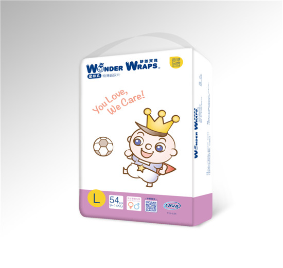 妙然寶貝柔非凡特薄紙尿片L碼54片