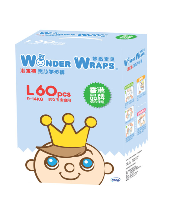 妙然寶貝寬芯學步褲L60(微商專供)