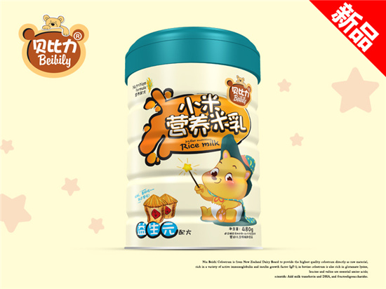 貝比力小米營(yíng)養(yǎng)米乳益生元配方聽(tīng)裝